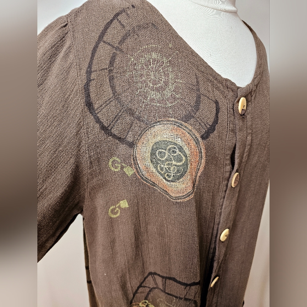 Blue Fish Jacket Duster - Picture 2 of 16